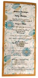 Layered Do It Yourself Wedding Invitations