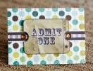 admit one baby shower ticket invitation