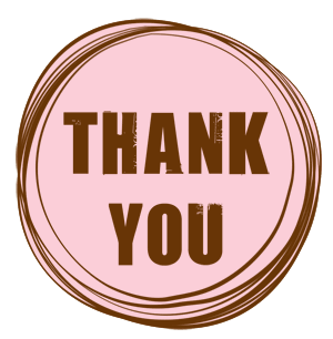 pink button  thank you clip art