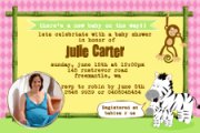 Jungle Baby Shower Invitation