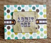 admit one birthday ticket invitation