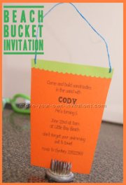 beach themed invitaitons