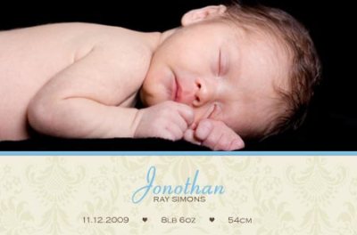 New Baby Photo Announcements