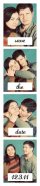 Photo booth Save the Date Strip in vintage tones