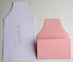 fold up apron card