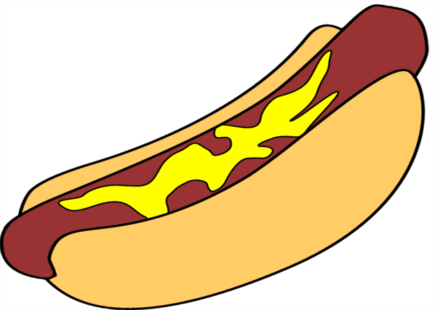 cartoon hot dog clipart - photo #30