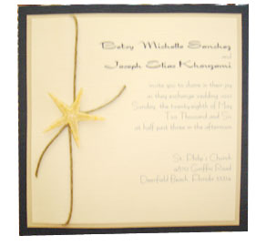 Beach wedding invitation language