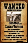 cowboy wanted poster invitations