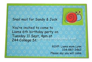 6th birthday invitations for a boy.