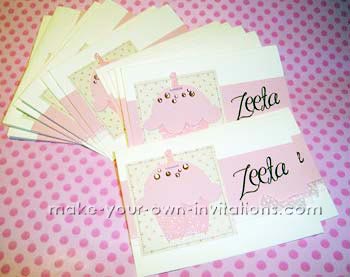 cupcake invitations