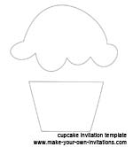 cupcake invitation template