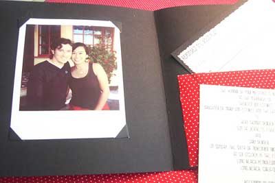 fabric pocket invitations