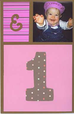 first birthday invitations - the front