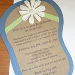 Flip Flop Invitations for Bridal Showers