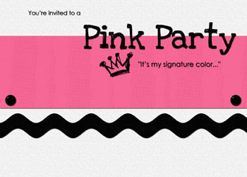 pink party sample 2 for ladies night