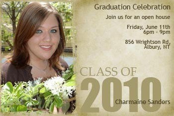 custom graduation invitation