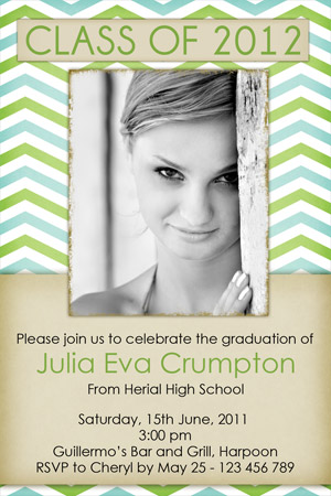 custom grad invitations