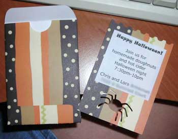 pocke halloween party invitation