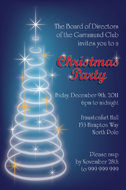 Christmas Party Invitations on Printable Office Christmas Party Invitation