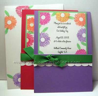 Design   Wedding Invitations Online on Making Wedding Invitations With Rubber Stamping Techniques