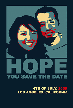 Patriotic Save The Date 2