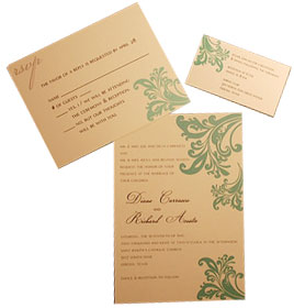 pocket wedding invitation design