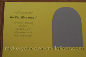 summer party invitation