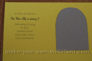 summer party invitation