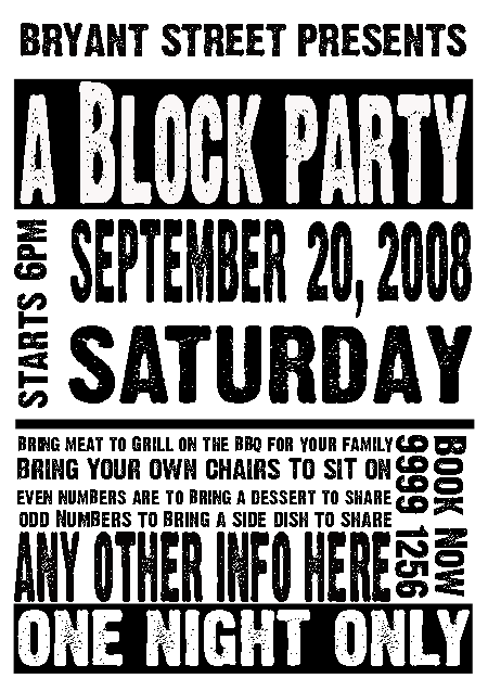 how to make a poster invitation
