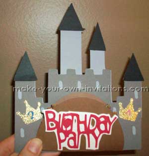 Knight and Princess Birthday Invitations