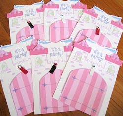 princess invitations