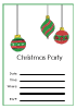 printable christmas invitations