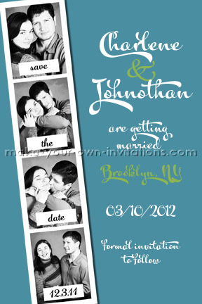 Photo Booth Save the Dates