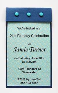 simple invitations finished