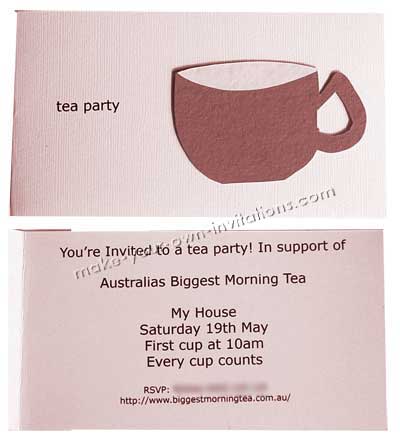  Party Invitations on Tea Party Invite