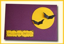 diy bat invitations