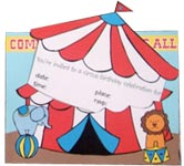 circus invitation template