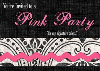pink party ladies night.