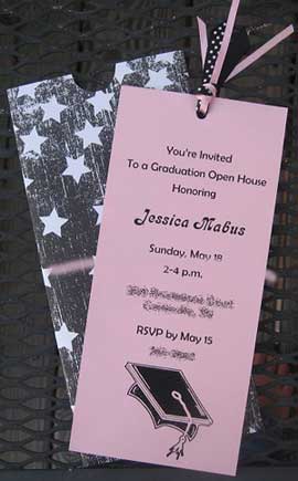 Graduation Open House Invitations