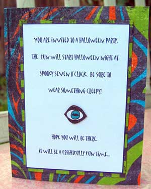 make these haloween invitations