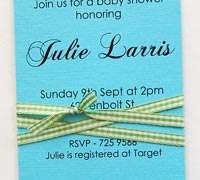 create invitations with ribbon 5