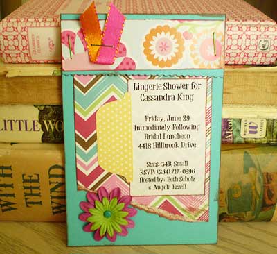 make lingerie party invitations