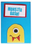 monster halloween invitation