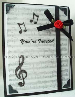 Music Recital Invitations