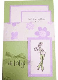 pocket invitation for a baby shower