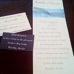 ribbon wedding invitations.