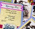 spring tea invitation