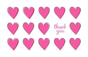 Printable Thank You Cards for Weddings