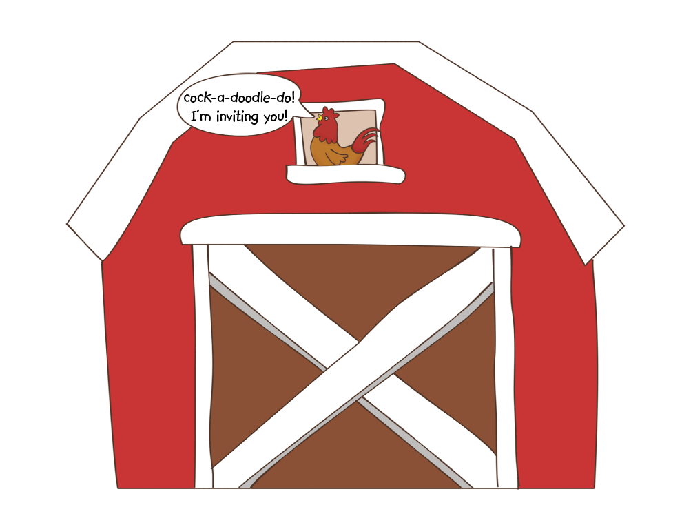 farm birthday clipart barn